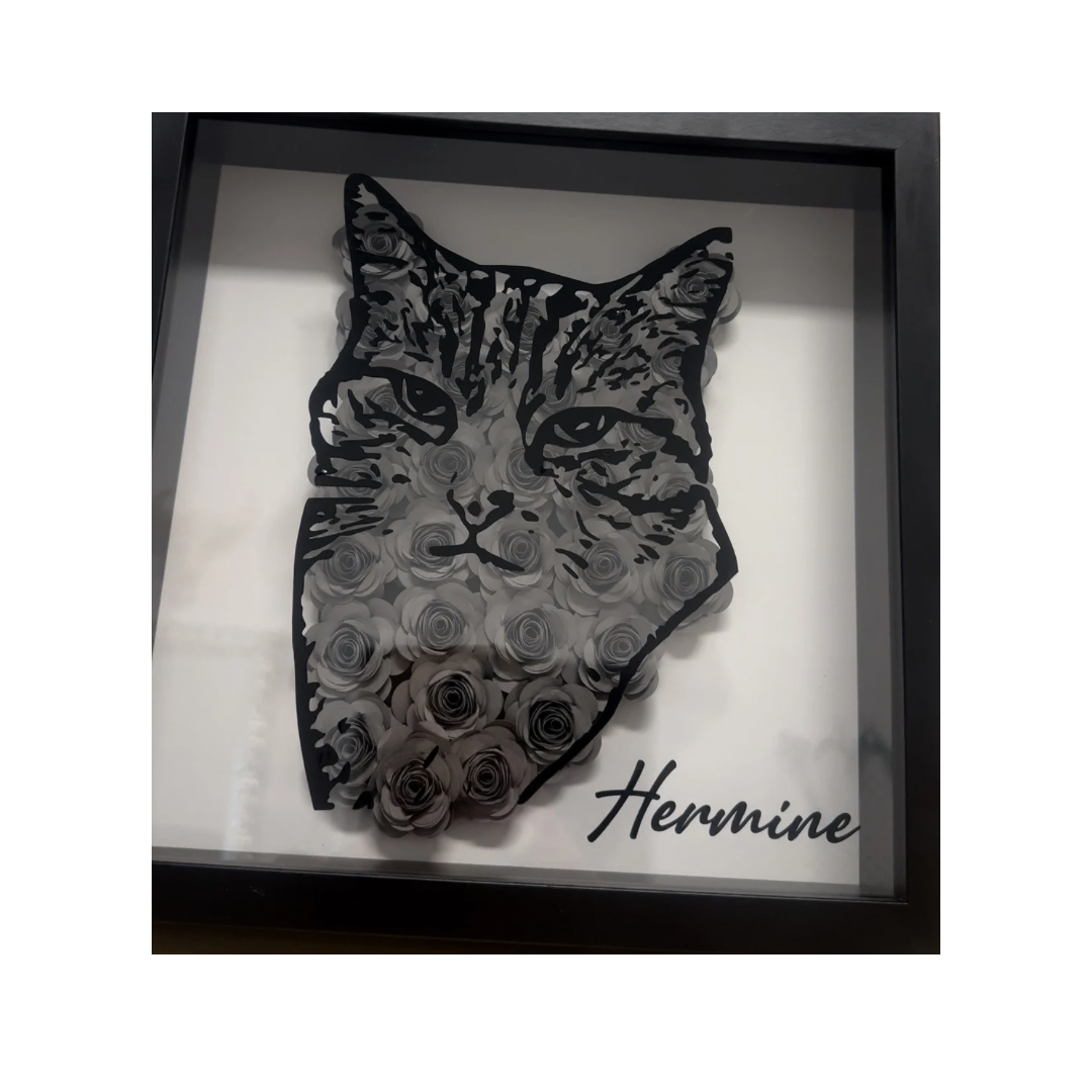 Tier Rosenrahmen Personalisierter Bilderrahmen